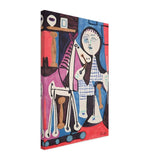 Enfant Avec Cheval a Toulettes by Pablo Picasso - Canvas - 40x60 cm / 16x24″ - Thick