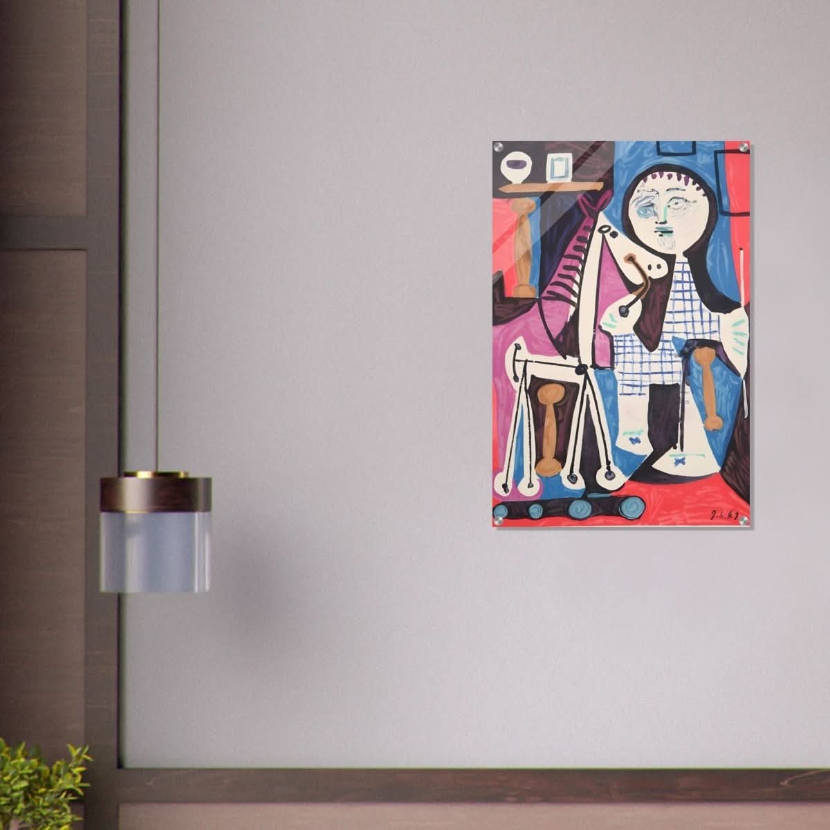 Enfant Avec Cheval a Toulettes by Pablo Picasso - Acrylic Print - 60x90 cm / 24x36″ - 