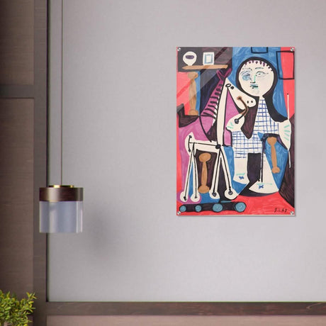 Enfant Avec Cheval a Toulettes by Pablo Picasso - Acrylic Print - 70x100 cm / 28x40″ - 