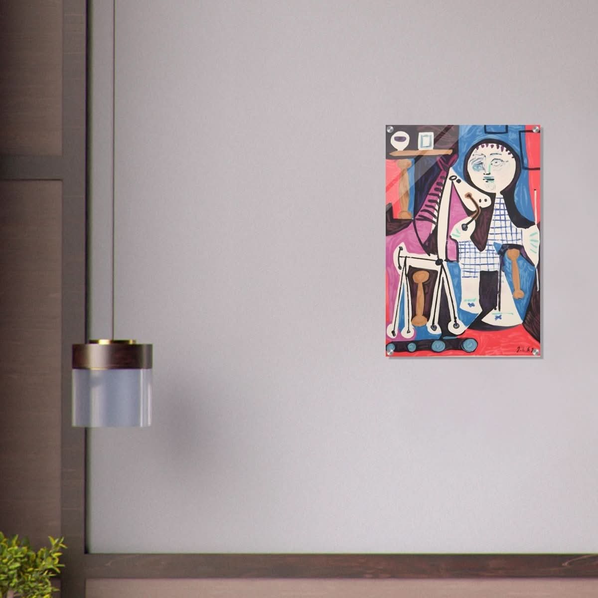Enfant Avec Cheval a Toulettes by Pablo Picasso - Acrylic Print - 50x75 cm / 20x30″ - 