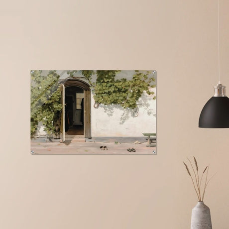 Entrance by Martinus Rorbye - Acrylic Print - 60x90 cm / 24x36″ - 