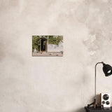 Entrance by Martinus Rorbye - Brushed Aluminum Print - 30x45 cm / 12x18″ - 