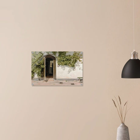 Entrance by Martinus Rorbye - Acrylic Print - 40x60 cm / 16x24″ - 