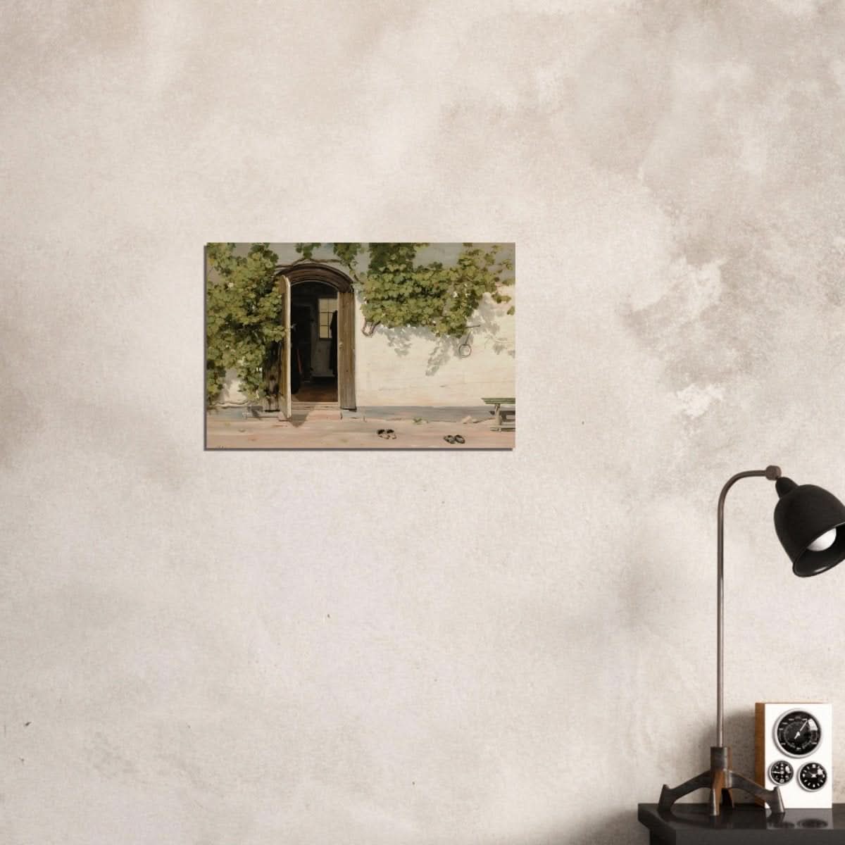 Entrance by Martinus Rorbye - Wood Prints - 40x60 cm / 16x24″ - 10 mm