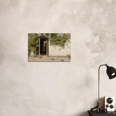 Entrance by Martinus Rorbye - Wood Prints - 40x60 cm / 16x24″ - 10 mm
