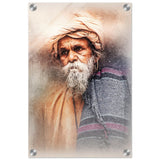 Eternal Wisdom | Contemporary Portrait Art print | Cultural Realism - Acrylic Print - 30x45 cm / 12x18″ - 