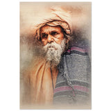 Eternal Wisdom | Contemporary Portrait Art print | Cultural Realism - Wood Prints - 30x45 cm / 12x18″ - 