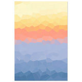 Ethereal Horizon: A Symphony of Color & Light | Abstract Wall art print - 30x45 cm / 12x18″ - Aluminum Print - 