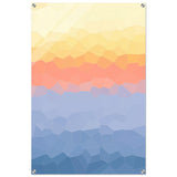 Ethereal Horizon: A Symphony of Color & Light | Abstract Wall art print - 60x90 cm / 24x36″ - Acrylic Print - 