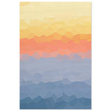 Ethereal Horizon: A Symphony of Color & Light | Abstract Wall art print - 50x75 cm / 20x30″ - Wood Prints - 