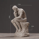 European Thinker Resin Sculpture - The Thinker - 