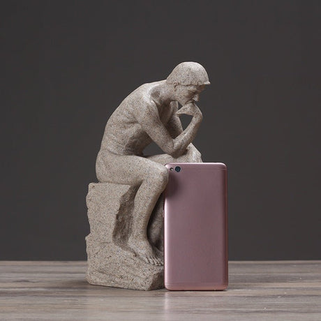 European Thinker Resin Sculpture - The Thinker - 
