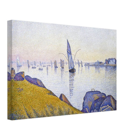 Evening Calm, Concarneau, Opus 220 (Allegro Maestoso) (1891) by Paul Signac | Vintage Wall art print - Canvas - 30x45 cm / 12x18″ - 