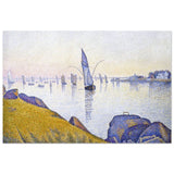 Evening Calm, Concarneau, Opus 220 (Allegro Maestoso) (1891) by Paul Signac | Vintage Wall art print - Aluminum Print - 40x60 cm / 16x24″ - 