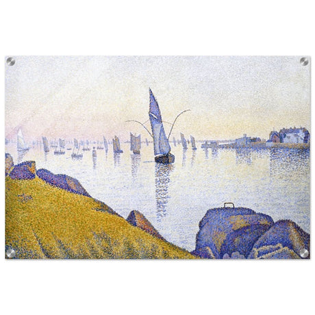 Evening Calm, Concarneau, Opus 220 (Allegro Maestoso) (1891) by Paul Signac | Vintage Wall art print - Acrylic Print - 50x75 cm / 20x30″ - 