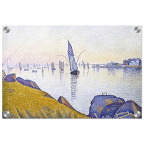 Evening Calm, Concarneau, Opus 220 (Allegro Maestoso) (1891) by Paul Signac | Vintage Wall art print - Acrylic Print - 30x45 cm / 12x18″ - 