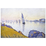 Evening Calm, Concarneau, Opus 220 (Allegro Maestoso) (1891) by Paul Signac | Vintage Wall art print - Aluminum Print - 60x90 cm / 24x36″ - 