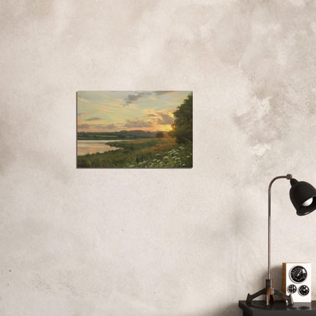 Eyebrook Sunset by Peter Barker - Wood Prints - 40x60 cm / 16x24″ - 10 mm