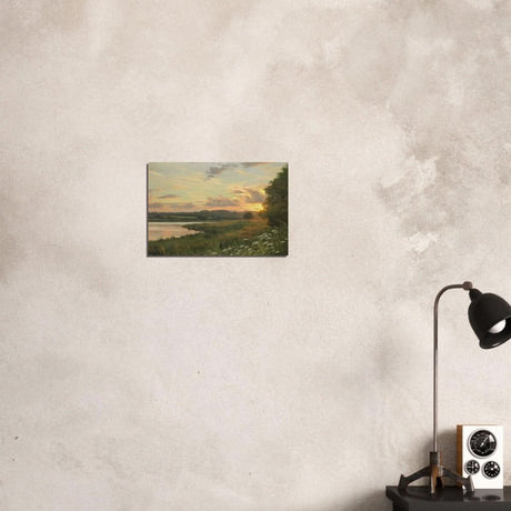 Eyebrook Sunset by Peter Barker - Wood Prints - 30x45 cm / 12x18″ - 20 mm