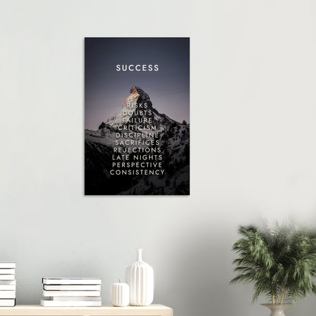 da vinci motivational wall art success