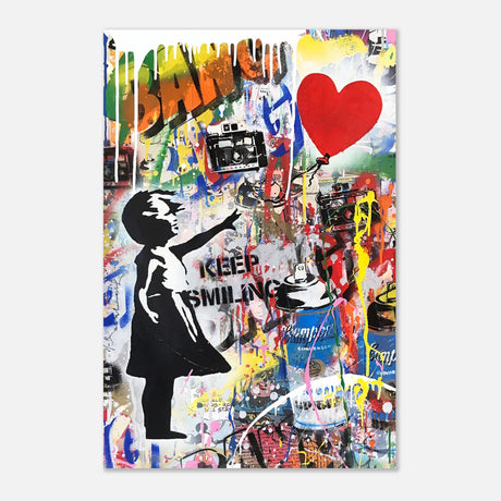 da vinci pop art wall art smile