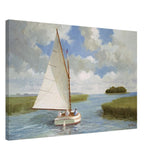 da vinci nature wall art boat