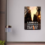 da vinci motivational wall art the simple step