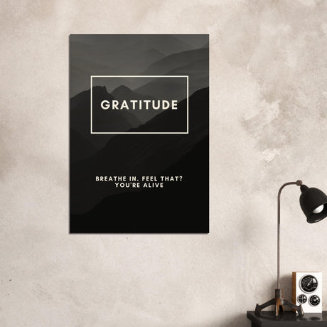  motivational wall art gratitude