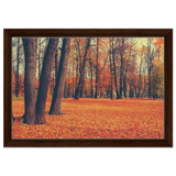 golden silence in autumn a tranquil forest escape wall art print30x45 cm / 12x18″Fine Art Poster
