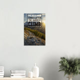 da vinci motivational wall art climb