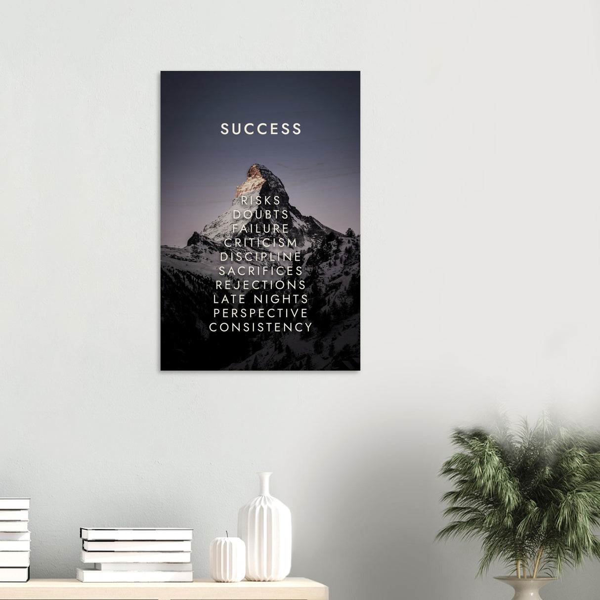 da vinci motivational wall art success