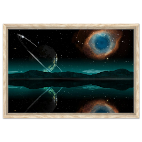 celestial reflections a portal beyond the stars wall art print40x60 cm / 16x24″Acrylic Print