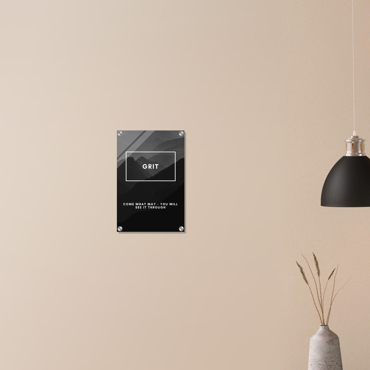  motivational wall art grit