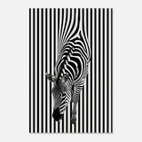  minimalist wall art wildlife zebra