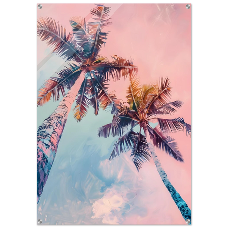 sunset palms wall art print40x60 cm / 16x24″Canvas