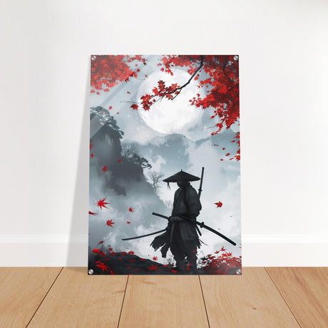  pop art wall art print japanese samurai 1