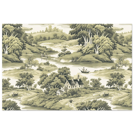 whispers of the countryside vintage scenic wall art print20x30 cm / 8x12″Canvas