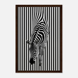  minimalist wall art wildlife zebra