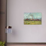 Factories at Asnières by Vincent van Gogh - Acrylic Print - 50x75 cm / 20x30″ - 