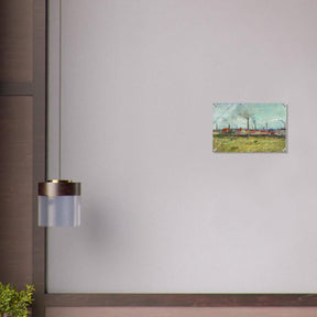 Factories at Asnières by Vincent van Gogh - Acrylic Print - 30x45 cm / 12x18″ - 