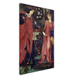 Fair Rosamund and Queen Eleanor (1861) by Sir Edward Burne–Jones | Vintage wall art print - Canvas - 60x90 cm / 24x36″ - 