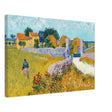 Farmhouse in Provence by Vincent van Gogh 1888 | Vintage wall art print - Canvas - 40x60 cm / 16x24″ - Slim