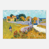 Farmhouse in Provence by Vincent van Gogh 1888 | Vintage wall art print - Aluminum Print - 60x90 cm / 24x36″ - 