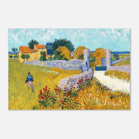 Farmhouse in Provence by Vincent van Gogh 1888 | Vintage wall art print - Aluminum Print - 60x90 cm / 24x36″ - 