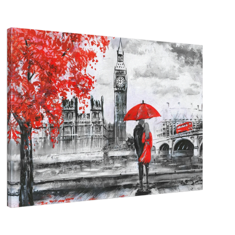 love in london rain romantic city escape wall art print20x30 cm / 8x12″Acrylic Print