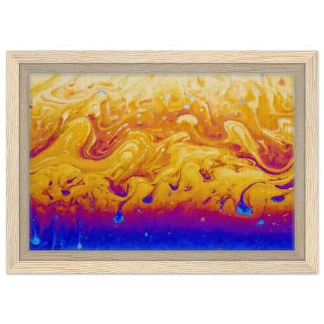 Lava Dreamscape â€“ Fluid Abstract Wall Art PrintBrushed Aluminum Print60x90 cm / 24x36â€³