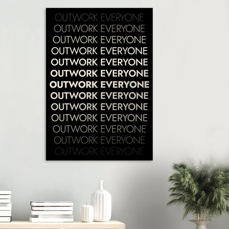 da vinci motivational wall art outwork everyone