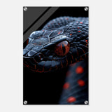  animal kingdom wall art wildlife black mamba snake