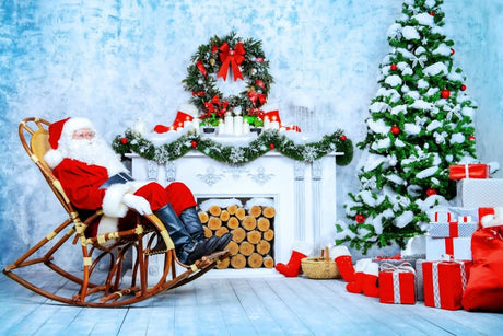 Festive Wheels - Santa’s Comical Journey | Christmas Collection | 3 Design Options - 30x45 cm / 12x18″ - Design Option 3 - Acrylic Print