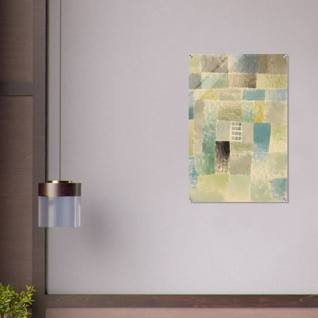 First House of a Settlement by Paul Klee 1926 | Vintage wall art print - Acrylic Print - 60x90 cm / 24x36″ - 